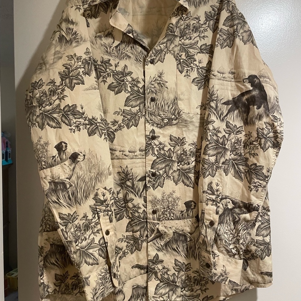 VINTAGE 🌾🐶 Ralph Lauren Polo Floral Print Shirt.